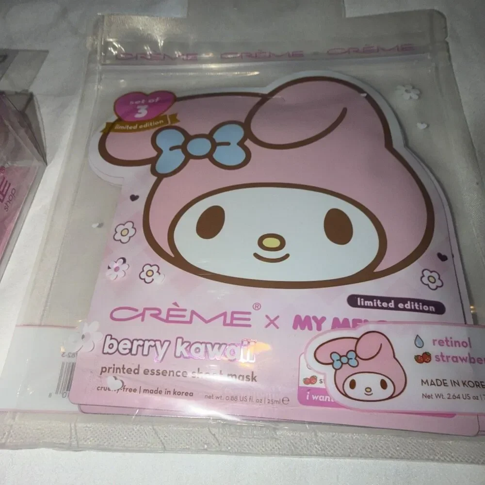 Hello Kitty Premium Plush Blender Duo Creme Shop MakeupSponge, Lip Stain,ETC New